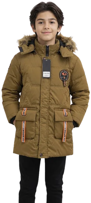 Niños: Parka Mostaza